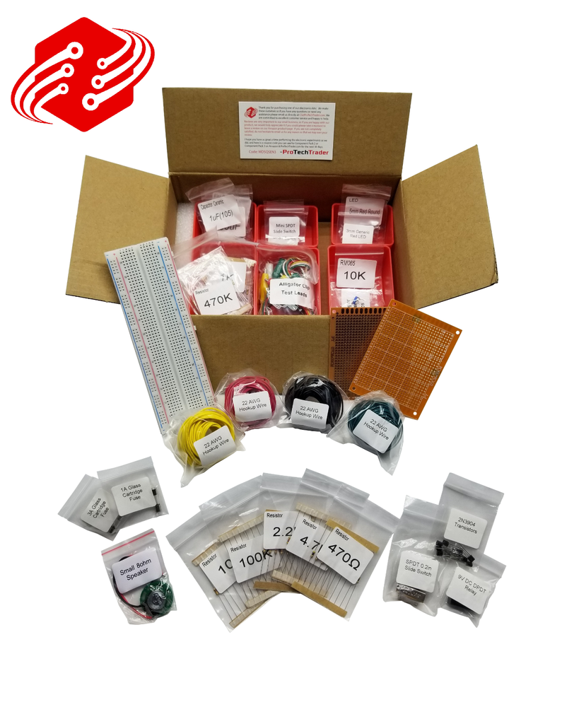 Make: Electronics Kit 1 Economy - 3rd Ed Component Pack Sec 1-3 in 3rd Ed Book