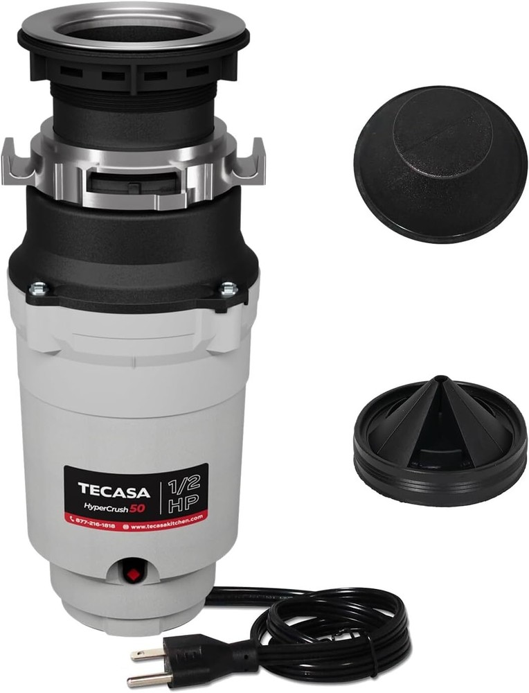 1/2HP Garbage Disposal Continuous Feed Disposer Corded 2 Stage EZ Mount