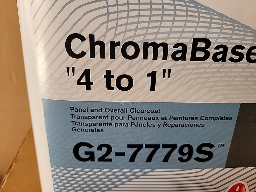 CROMAX ChromaBase 4 to 1 G-2 7779S Panel & Overall Clearcoat