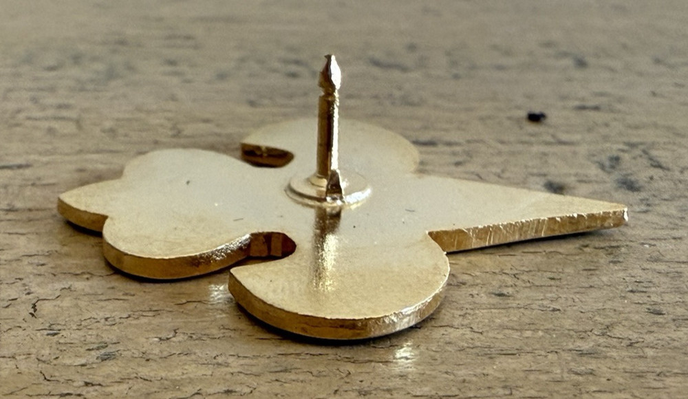 FBI Fleur de Lis Lapel Pin Flat