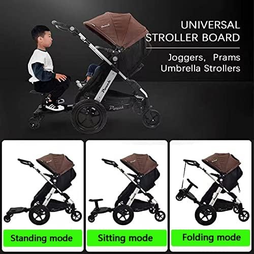 Universal Stroller Board with Detachable Seat,Stroller Glider blue