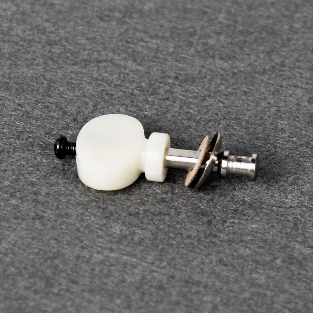 FLEOR 4 White Ukulele Tuning Peg Key Pin Machine Head String Tuner Friction Peg