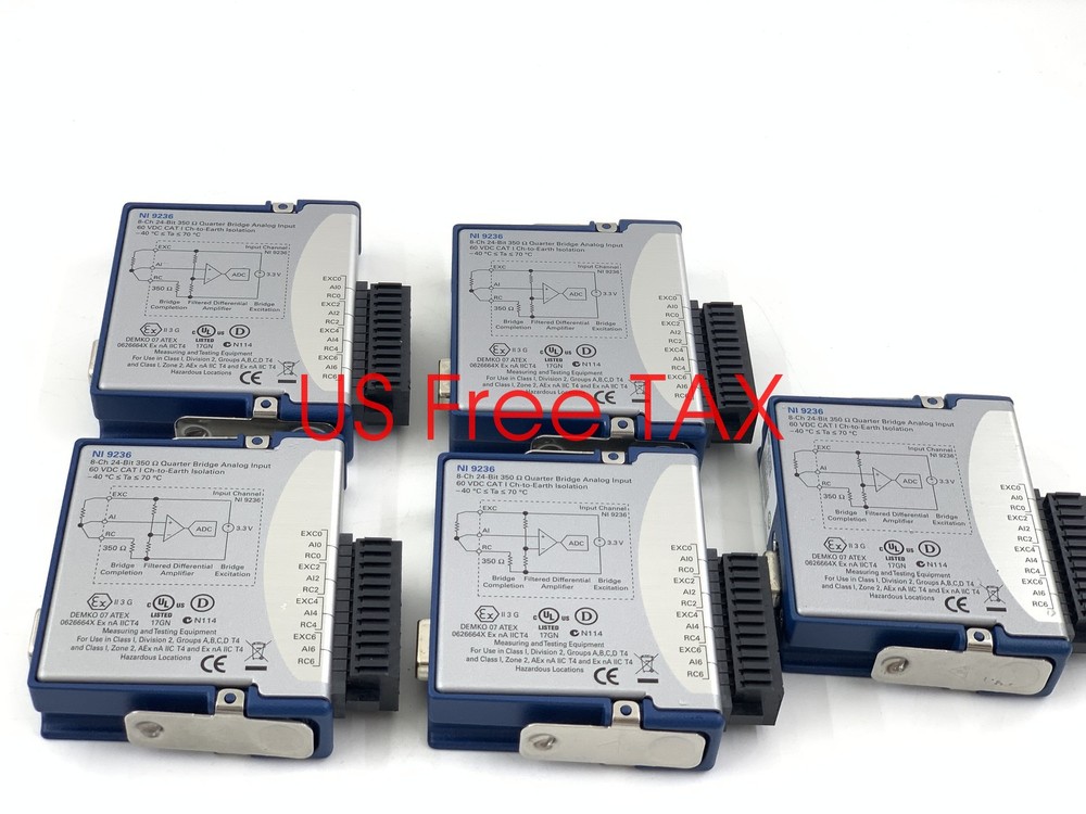 1*PCS National Instruments NI 9236 cDAQ Strain / Bridge Input Module