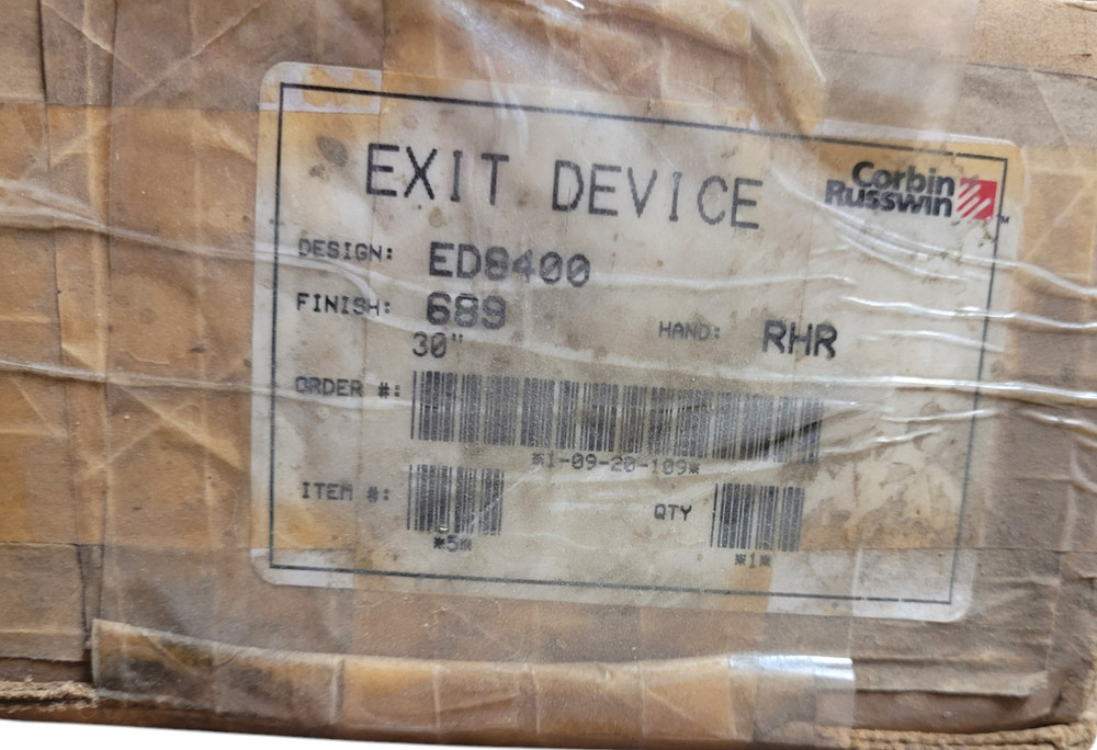 Corbin Russwin ED8400 30" 689 RHR Vertical Rod Exit Device