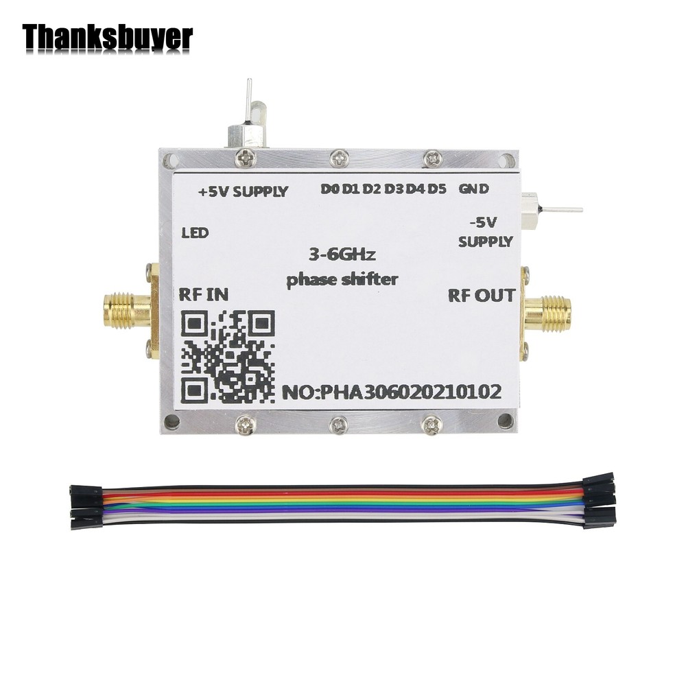 3-6GHz RF Phase Shifter 5.8G Digital C-Band Microwave Phase Shift Module& Shell
