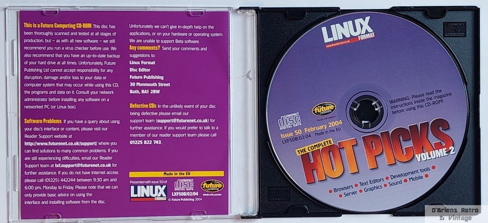 Linux Format Issue 50 – Hot Picks Volume 2 – Browsers, Editors, Dev Tools – CD