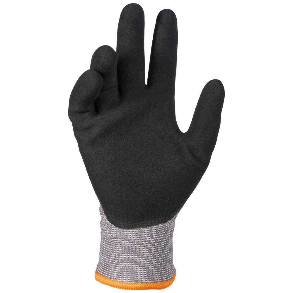 Klein Tools 60838 Winter Knit Dipped Gloves, Cut Level A4, Touchscreen, Medium