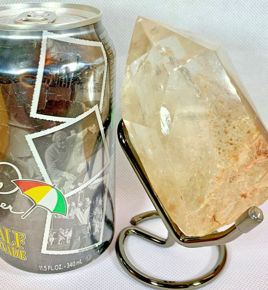 PHANTOM QUARTZ POINT + STAND - 241018A - PERFECT POINT - RAINBOWS