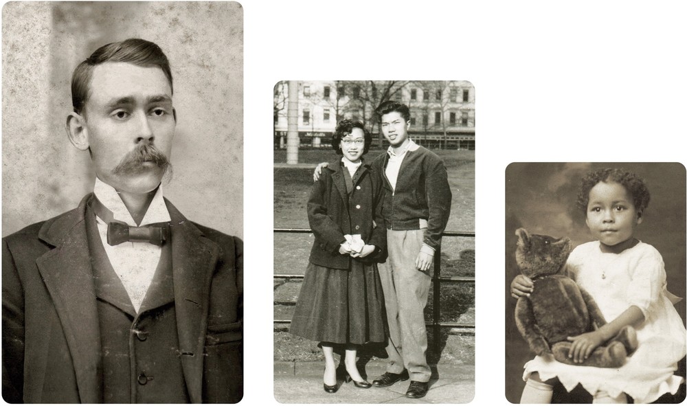 Idea-Ology Found Relative Vintage Portraits 45/Pkg