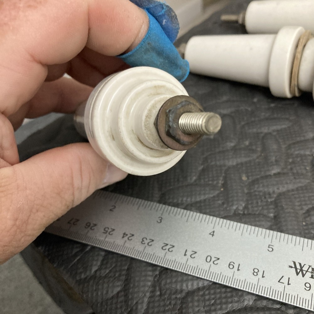 Large Feedthru Insulator For Antenna 1 Piece