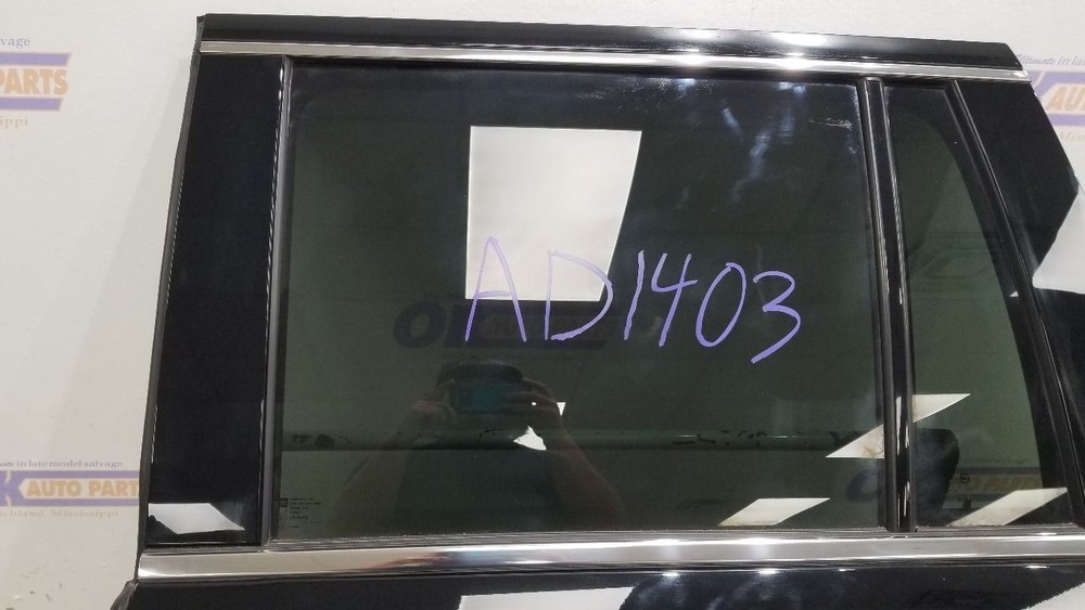16 CADILLAC ESCALADE DOOR ASSEMBLY REAR LEFT DRIVER BLACK
