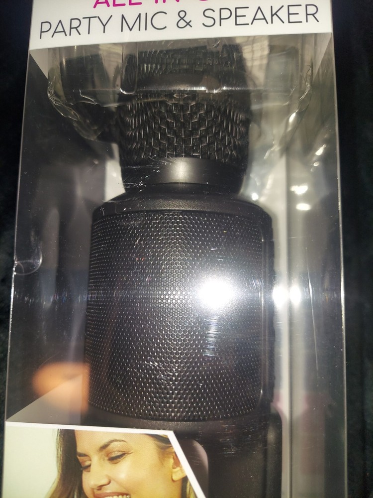 Singing Machine karaoke Move Microphone with Lighting,vocal effects