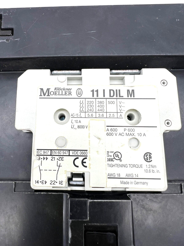 KLOCKNER MOELLER DIL 6M Contactor 230V AC 3 Phase GERMANY