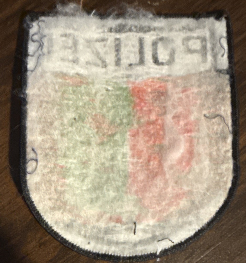 GERMANY POLICE POLIZEI NICE SHOULDER PATCH SHERIFF SOFT Very Good