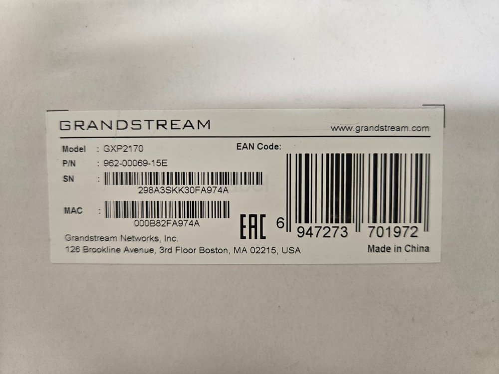 Grandstream GXP2170 VOIP Phone
