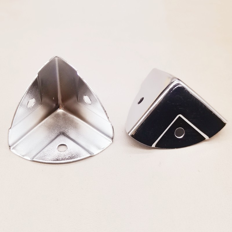 Metal Crashproof Box Corner Protectors Edge Protector Iron Chrome Plating