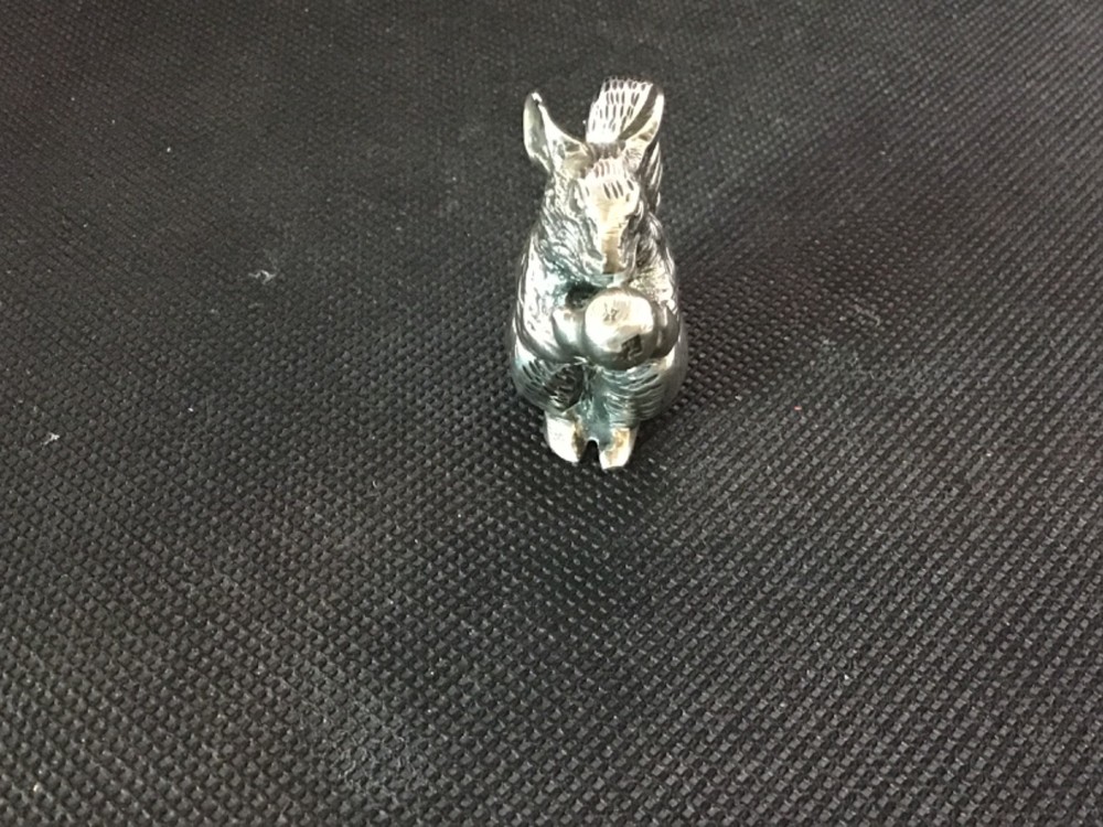 solid silver Squirrel figurine 57grams