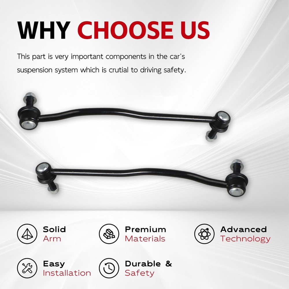 Front Left+Right Stabilizer Sway Bar End Link for 2015-19 Subaru Legacy Outback
