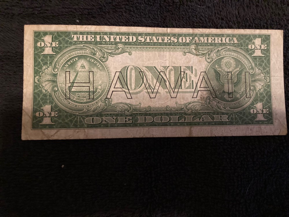 1935 a hawaii 1 silver certificate