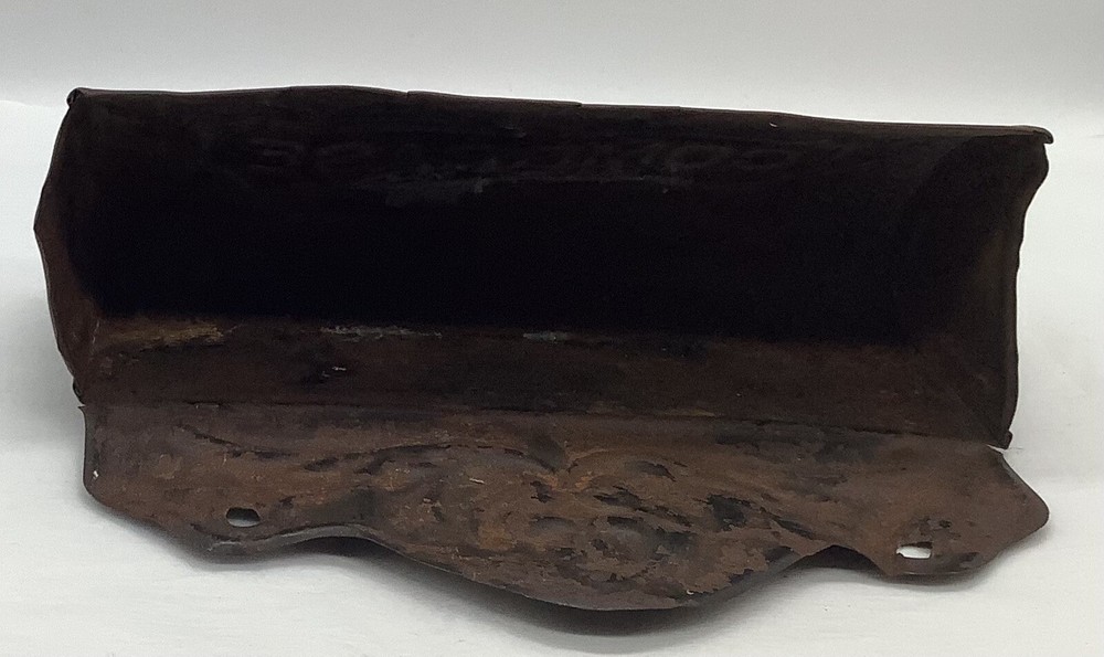 Antique Hanging Tin Comb Case
