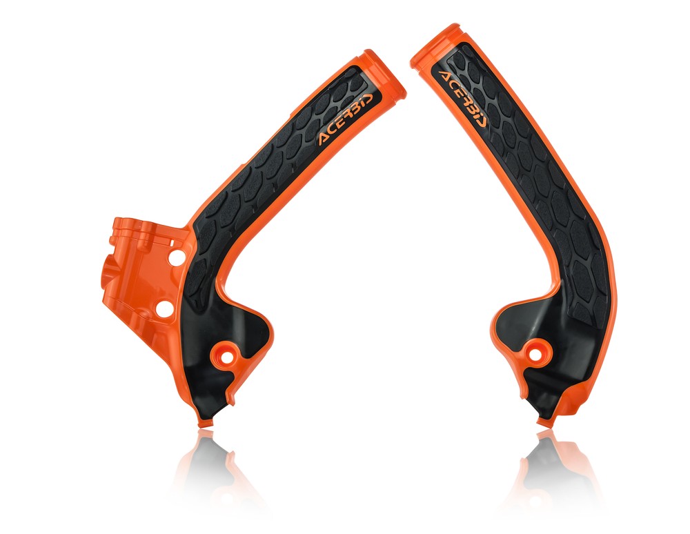 Acerbis X Grip Frame Guard Orange/Black 2686045225