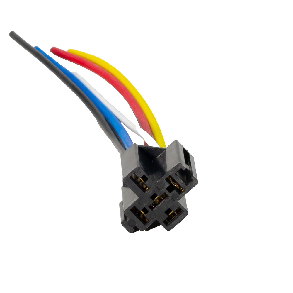 QTY1  SOCKET FOR 12V DC 30/40A 5PIN RELAY
