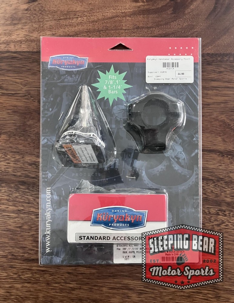 KURYAKYN "ACCESSORY MOUNT FOR 7/8 1 1-1/4 HANDLEBARS"  #1671