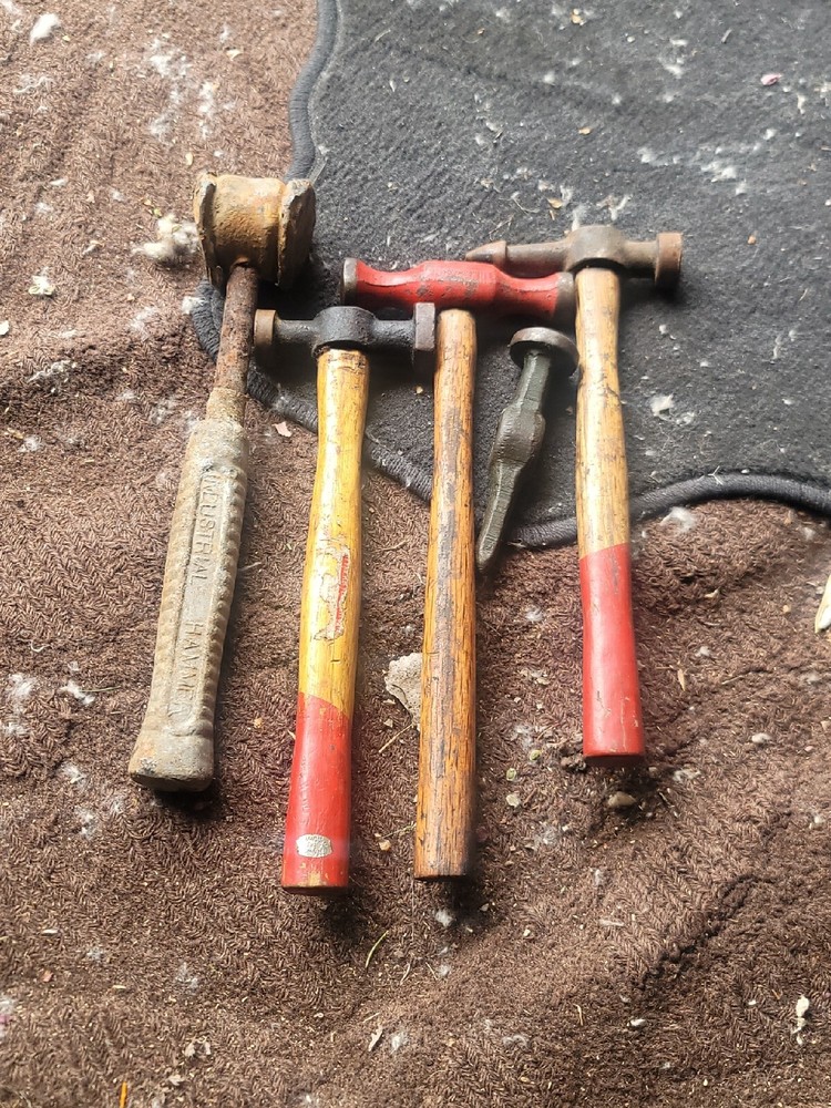 Lot Vintage Auto Body  Hammers