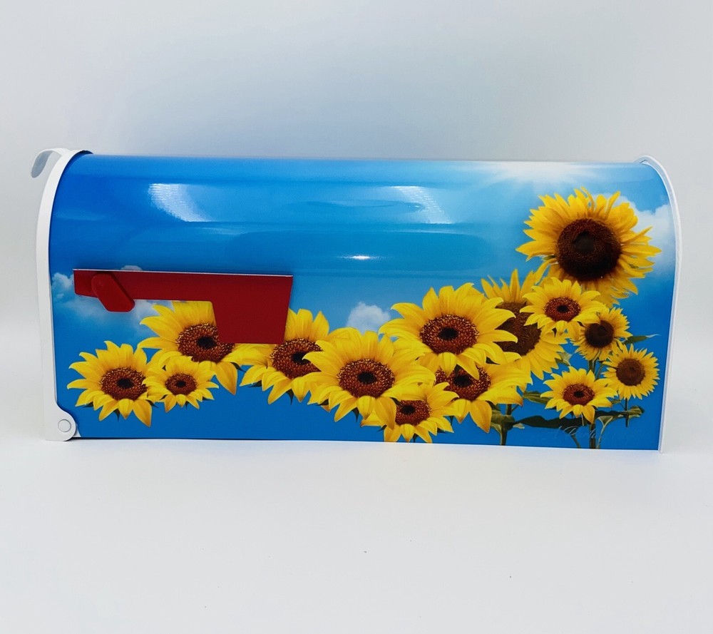 Sun-flowers Custom Mailbox gift For Mom