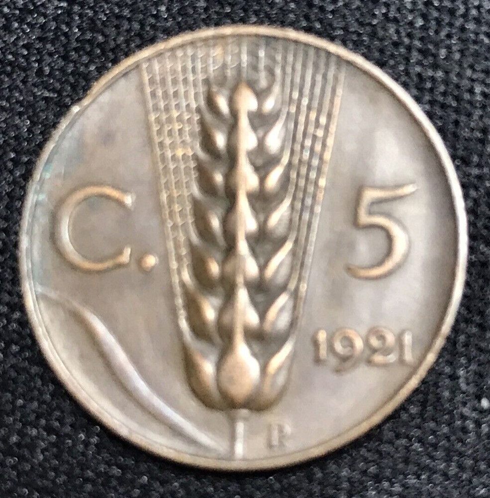 Italy 1921 - 5 Centesimi