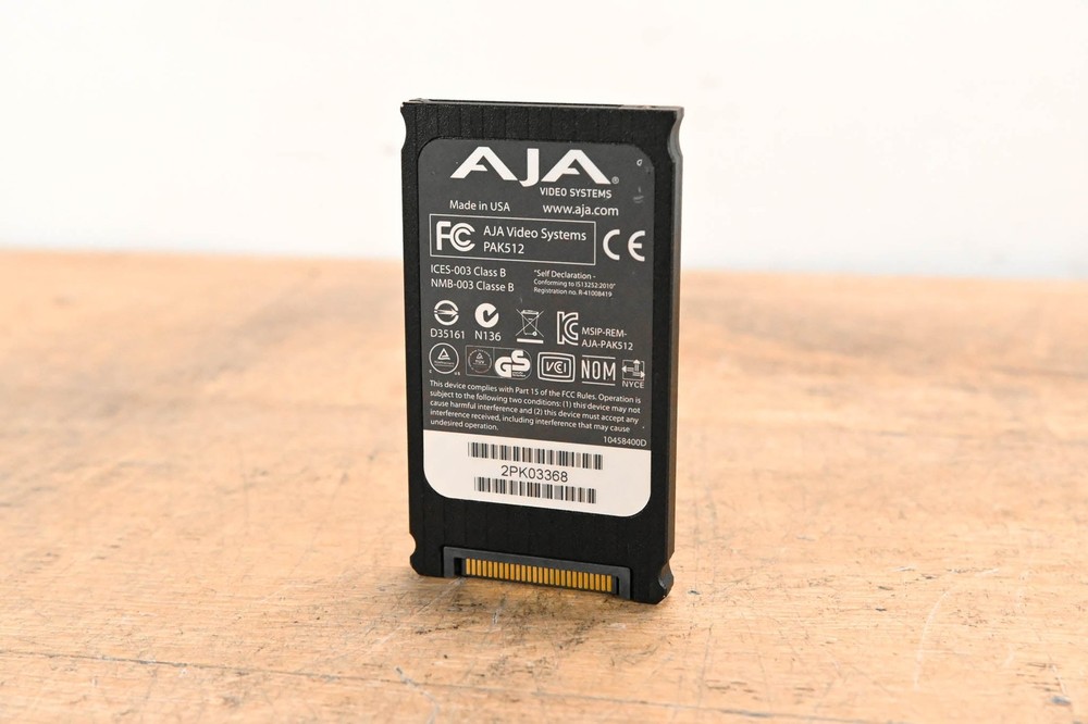 AJA PAK512 SSD Module for Ki Pro Systems CG01WEG