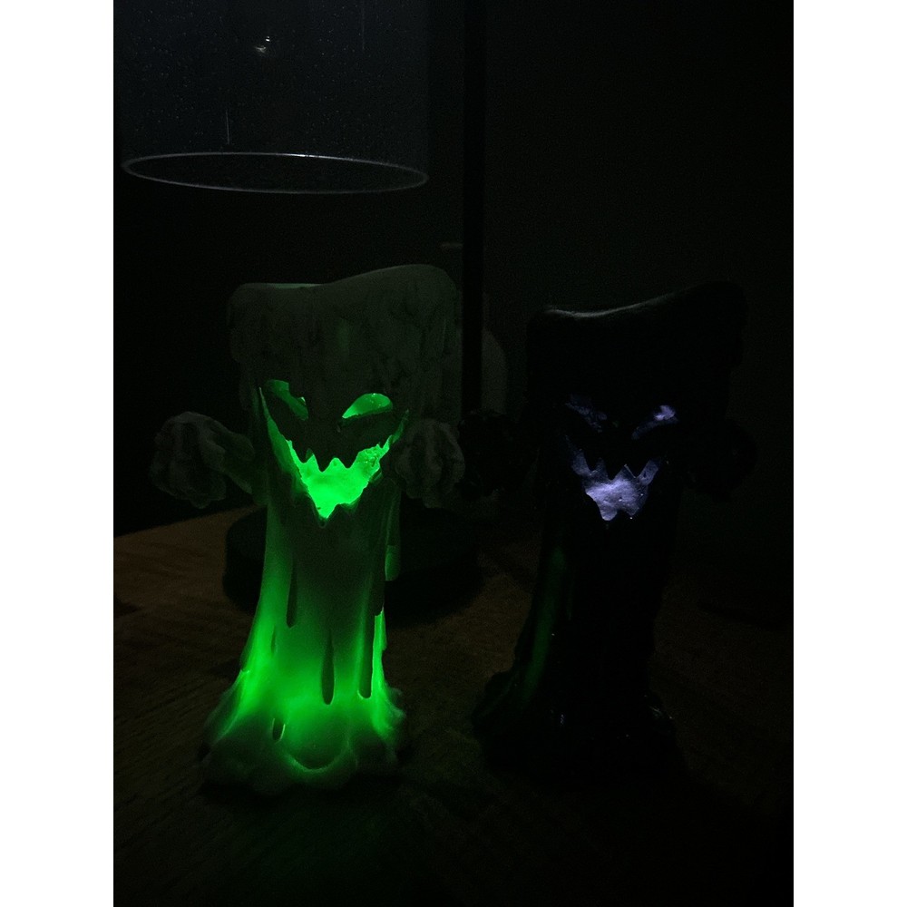 Halloween Ghost statue Color Changing LED Light Spooky Decor