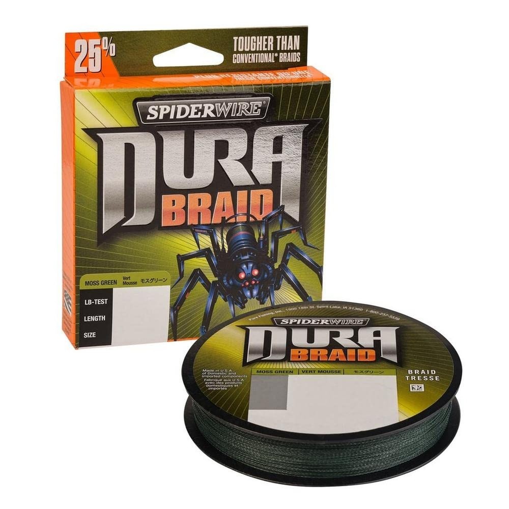 SpiderWire DuraBraid Moss Green 65lb - 150yd