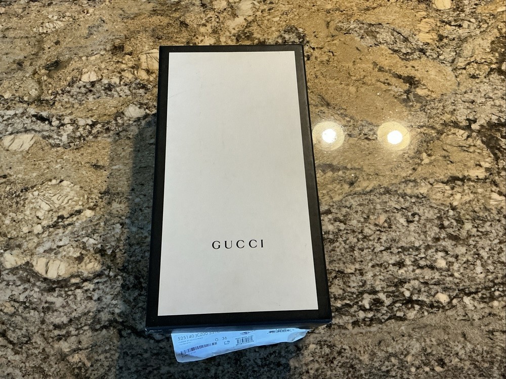 Authentic Gucci Classic Black /White Empty Shoe Storage  Box