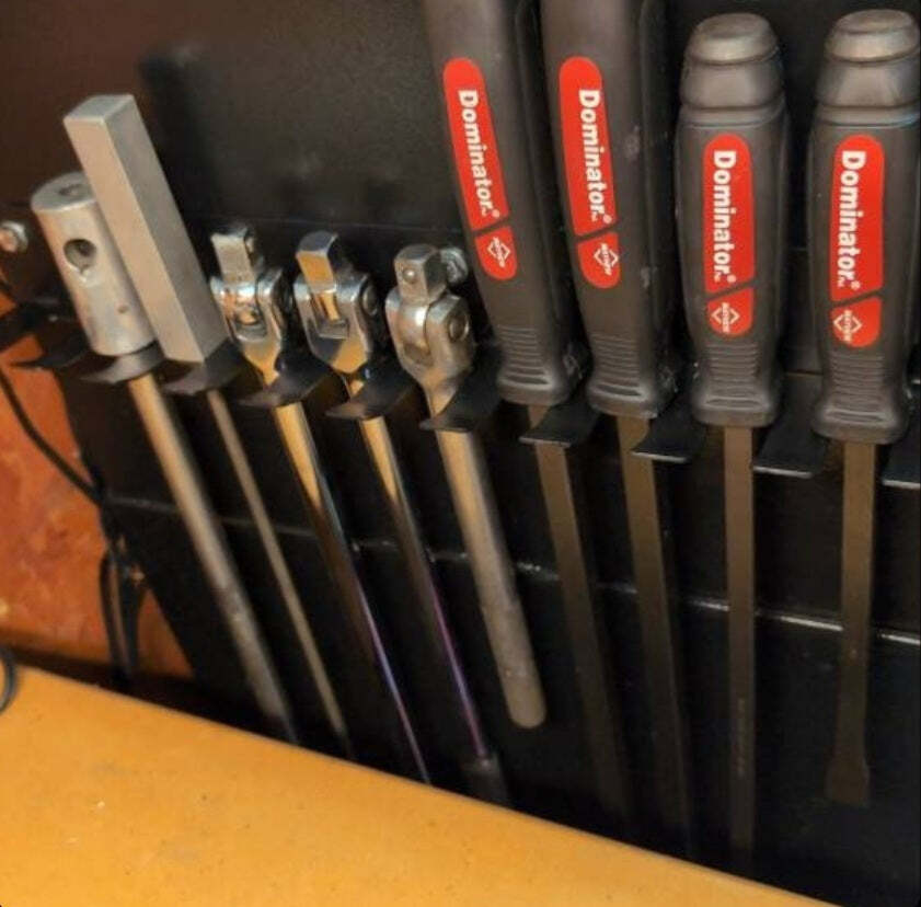 Pry Bar tool Holder Organizer