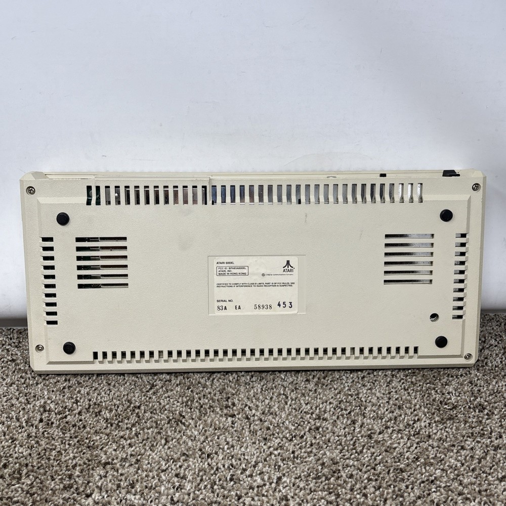 Atari 600XL Computer Tested Working With Power Supply