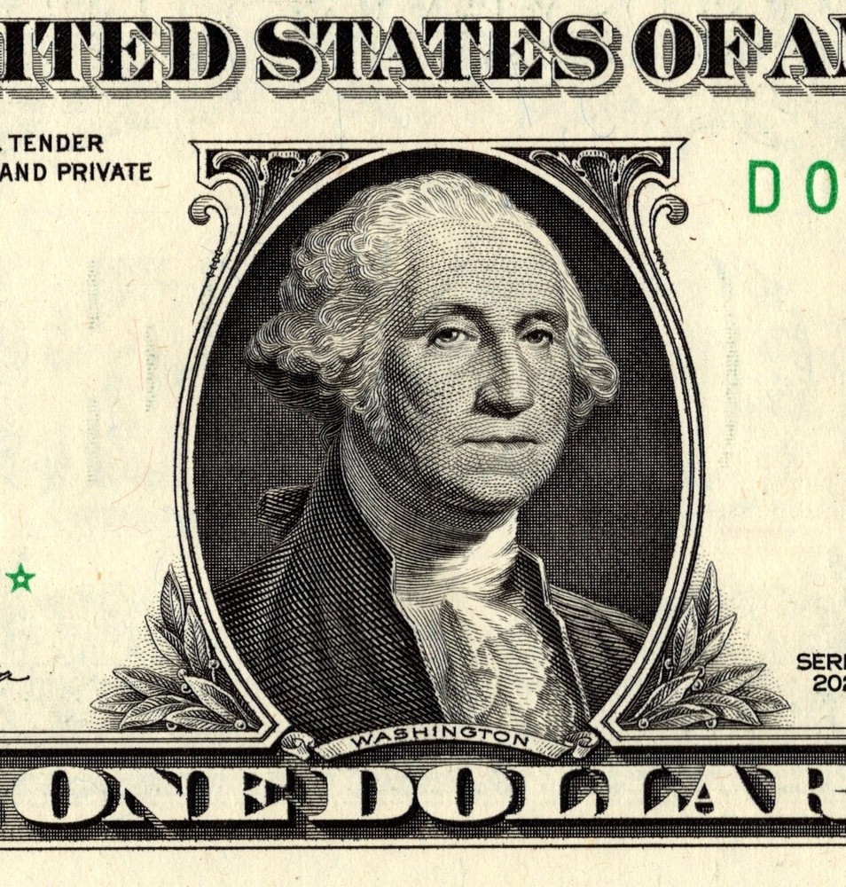 2021 D Star Note One Dollar Bill Regular Run Pack Note D08561020*