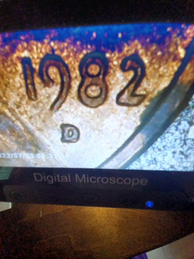 1982D PENNY ERRORS 3.1 GRAMS OFF CENTER STRIKE
