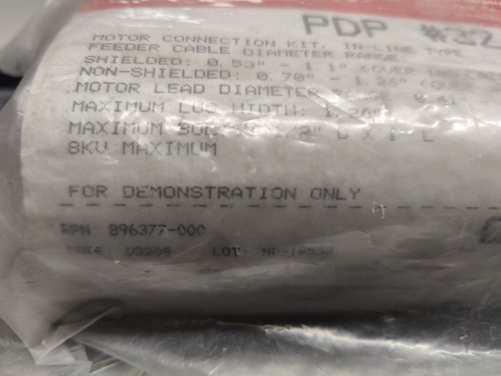 RAYCHEM PDP #32 MOTOR CONNECTION KIT PDP-32