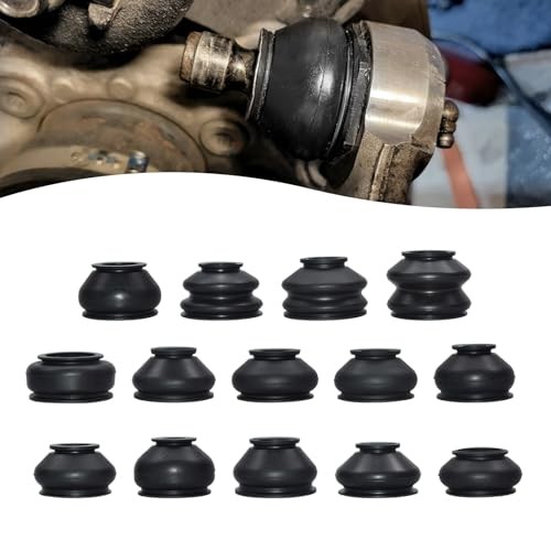 14PCS Tie Rod Boot, Rubber Ball Joint Boot, Dust Ball Joint Boot Replacement,
