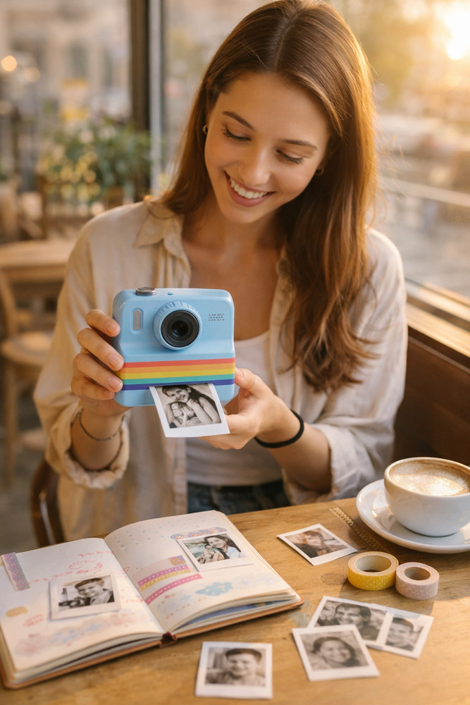 Polaroid Style Mini Instant Camera - Lilac
