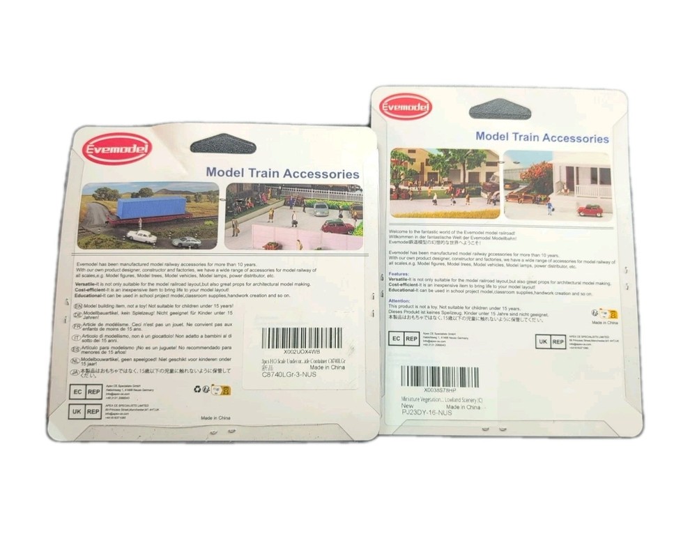 Evemodel Model Train Accessories Vegetation & Containers NIP