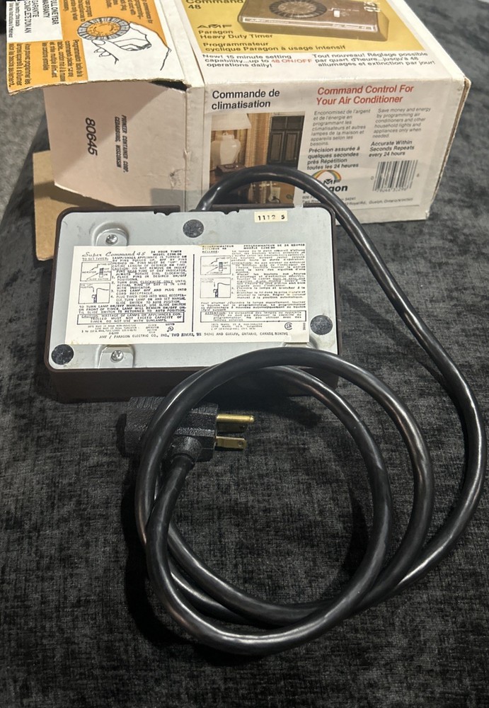 AMF Paragon Super Command 48 Setting Heavy Duty Timer