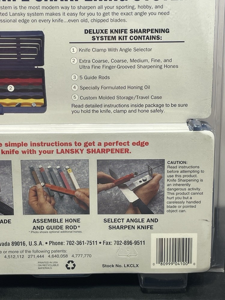 Lansky LKCPR Professional 5-Stone Controlled-Angle Knife Sharpening System NEW