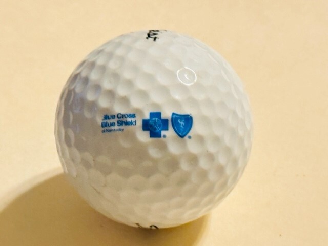 Golf Ball w/ Logo - Blue Cross Blue Shield