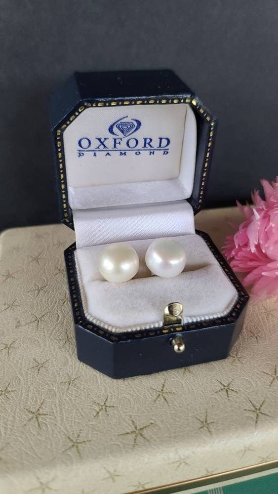 925 Pearl Stud Earrings