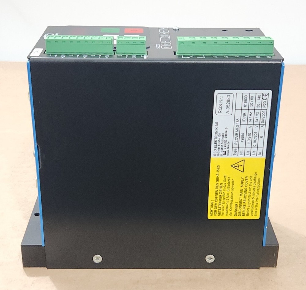 *PREOWNED* REO Elektronik REOVIB MFS 168 Variable Frequency Controller +Warranty