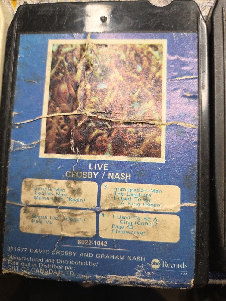 8 track tapes lot