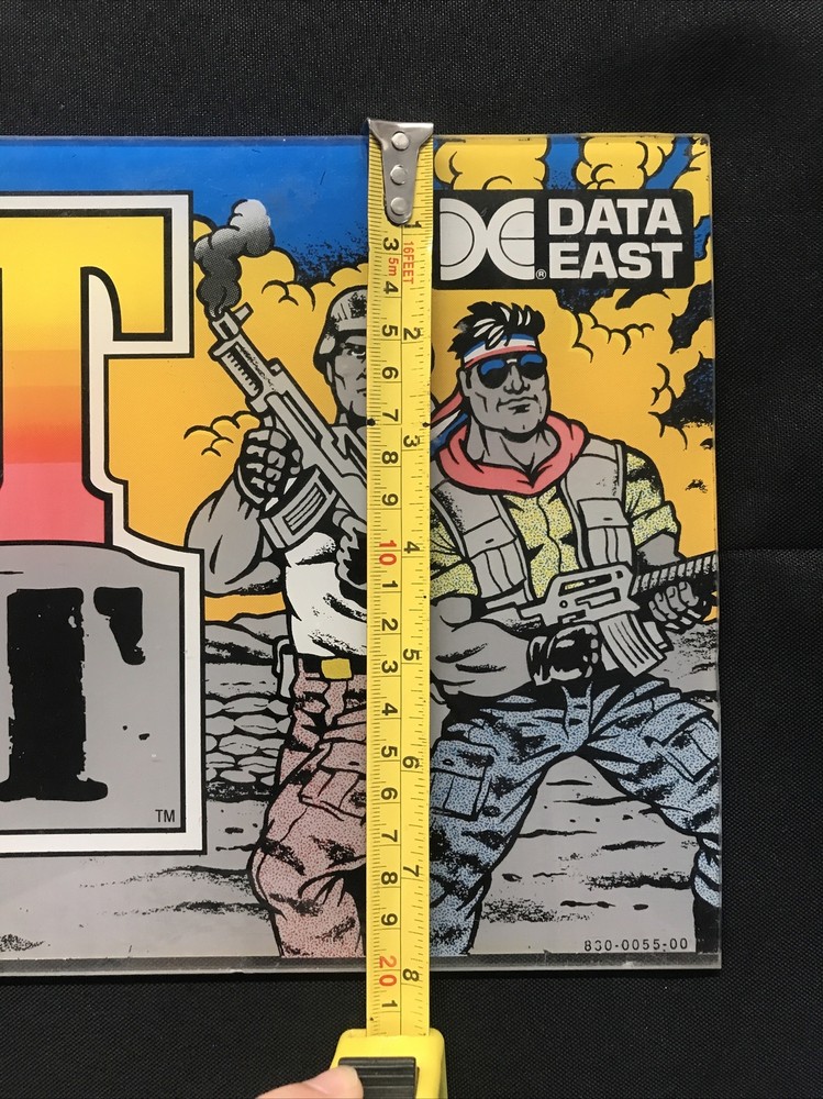 Desert Assault Plexiglass Marquee Data East