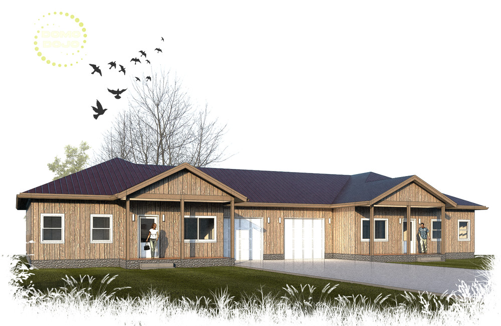 Bellevue Dwelling Duplex Plans – PDF Downloadable Blueprint
